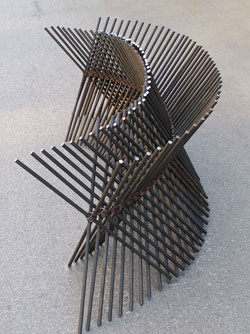 Wurm, Stahlobjekt